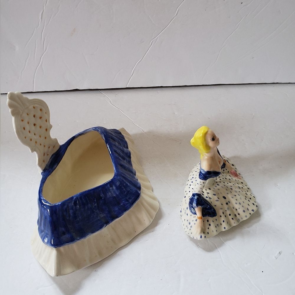 Victorian Lady Trinket Box - Picture 7 of 11